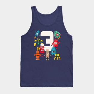 This robot kid is now 3 Tank Top